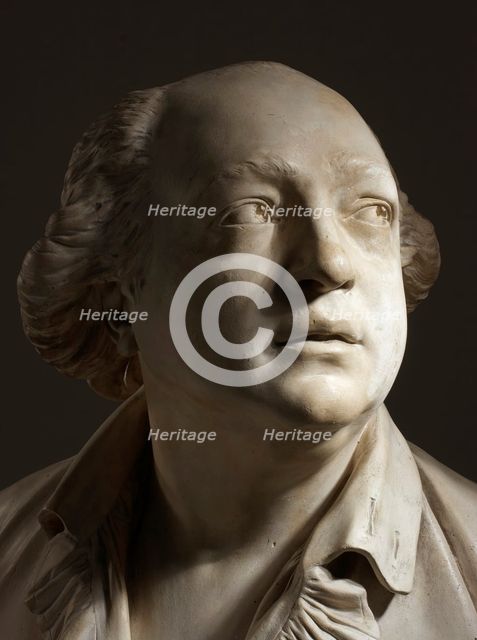 Portrait of Giuseppe Balsamo (called Count Alessandro Cagliostro) (image 2 of 2), c.1786. Creator: Jean-Antoine Houdon.