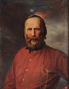 Portrait of Giuseppe Garibaldi (1807-1882), 1860. Creator: Lo Forte, Salvatore (1804-1885)