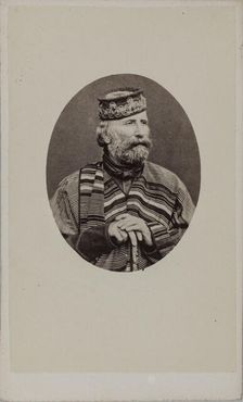 Portrait of Giuseppe Garibaldi (1807-1882), 1882. Creator: Photo studio Alessandro Pavia