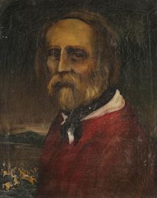 Portrait of Giuseppe Garibaldi (1807-1882), . Creator: Romero de Torres; Julio (1874-1930)