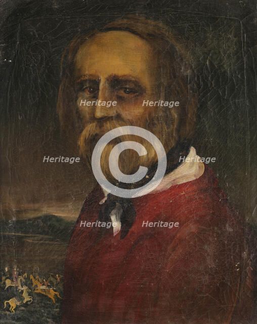 Portrait of Giuseppe Garibaldi (1807-1882), . Creator: Romero de Torres; Julio (1874-1930).