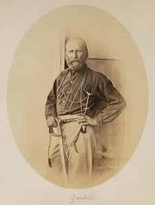 Portrait of Giuseppe Garibaldi, 1860. Creator: Gustave Le Gray