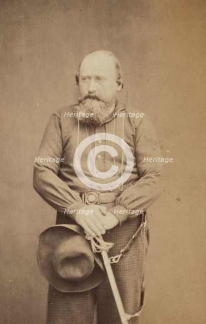 Portrait of Giuseppe Garibaldi, about 1860-1882. Creator: Unknown.