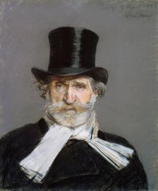 Portrait of Giuseppe Verdi, 1886. Artist: Boldini, Giovanni (1842-1931)