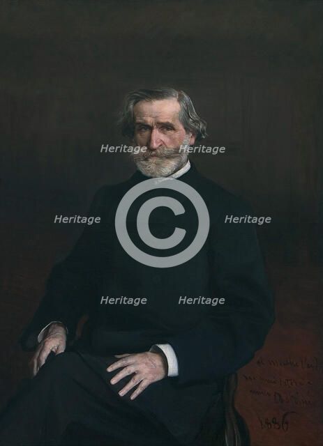 Portrait of Giuseppe Verdi. Artist: Boldini, Giovanni (1842-1931)