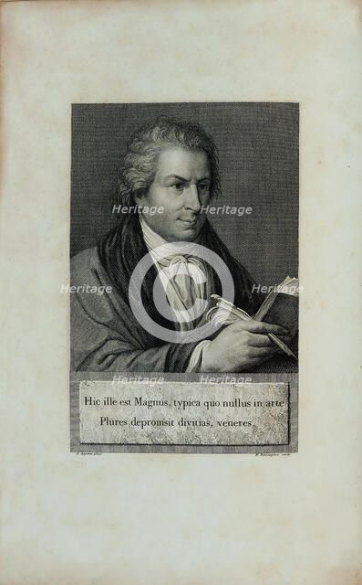 Portrait of Giambattista Bodoni, c1818. Creator: Rosaspina, Francesco (1762-1841).