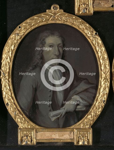 Portrait of Gijsbert Tijssens (1693-1732), Playwright in Amsterdam, 1732-1771. Creator: Jan Maurits Quinkhard.