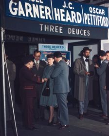 Portrait of Gilbert J. Pinkus, Three Deuces, New York, N.Y., ca. July 1948. Creator: William Paul Gottlieb