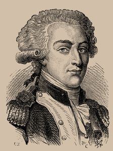 Portrait of Gilbert Motier the Marquis De La Fayette (1757-1834), 1889