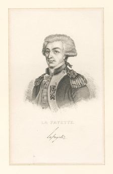 Portrait of Gilbert Motier the Marquis De La Fayette (1757-1834)