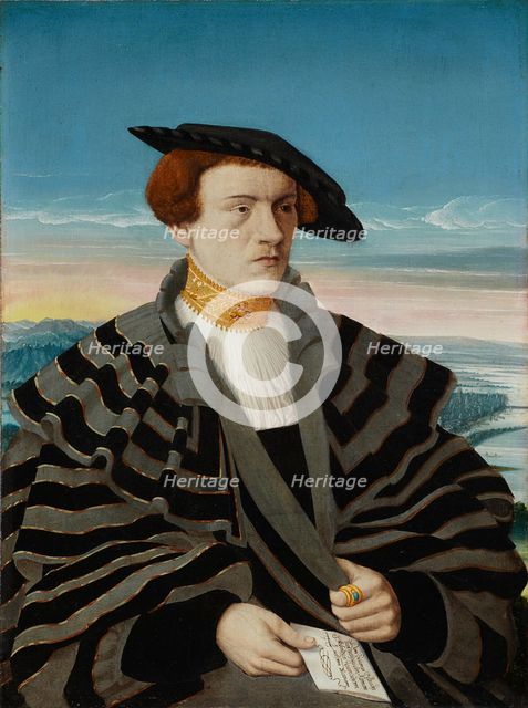 Portrait of Gilbrecht von Holzhausen, (1514-1550), 1535. Creator: Conrad Faber von Creuznach.