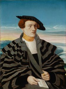 Portrait of Gilbrecht von Holzhausen, (1514-1550), 1535. Creator: Conrad Faber von Creuznach