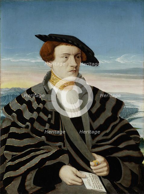 Portrait of Gilbrecht von Holzhausen, (1514-1550), 1535. Creator: Conrad Faber von Creuznach.