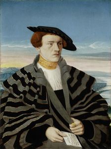 Portrait of Gilbrecht von Holzhausen, (1514-1550), 1535. Creator: Conrad Faber von Creuznach