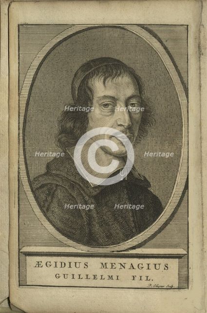 Portrait of Gilles Ménage (1613-1692) , 1690s.