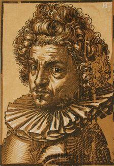 Portrait of Gillis van Breen, c1588. Creator: Hendrik Goltzius