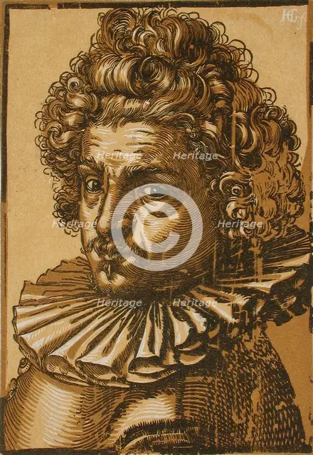 Portrait of Gillis van Breen, c1588. Creator: Hendrik Goltzius.