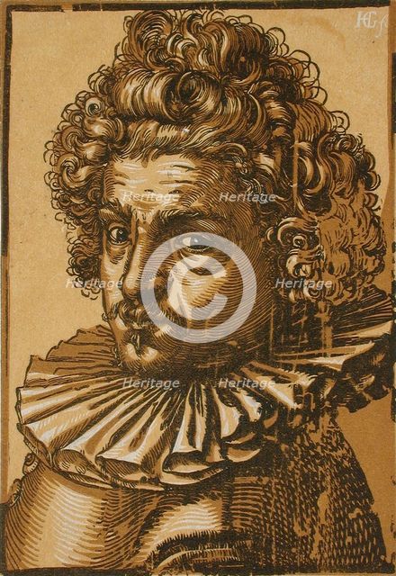 Portrait of Gillis van Breen, c1588. Creator: Hendrik Goltzius.