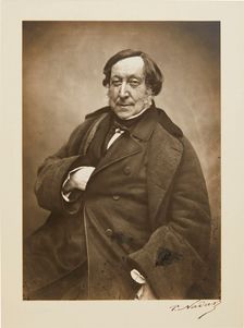 Portrait of Gioachino Rossini (1792-1868), 1856. Creator: Nadar, Gaspard-Félix (1820-1910)