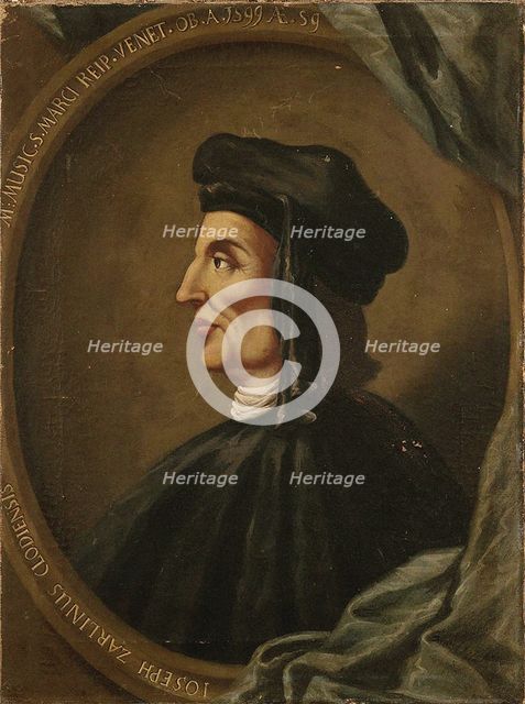 Portrait of Gioseffo Zarlino (1517-1590), 1599. Creator: Anonymous.