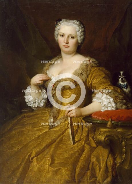 Portrait of Giovanna Bagnara (?), c1739. Creator: Pierre Subleyras.