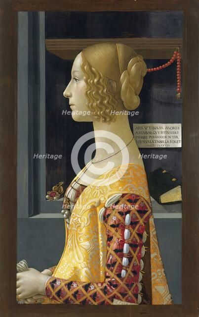 Portrait of Giovanna degli Albizzi Tornabuoni, 1489. Creator: Domenico Ghirlandaio.