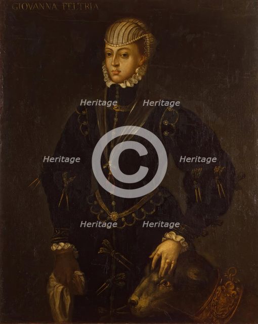 Portrait of Giovanna Feltria, 1565. Creator: Alonso Sanchez Coello.