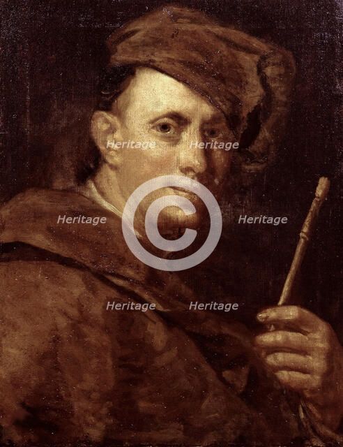 Portrait of Giovanni Battista Tiepolo (1696-1770), 1733-1734. Creator: Fra' Galgario (Giuseppe Vittore Ghislandi) (1655-1743).