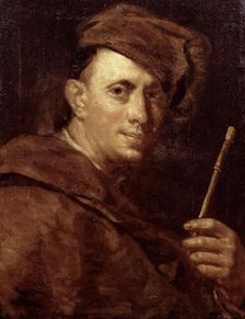 Portrait of Giovanni Battista Tiepolo (1696-1770), 1733-1734. Creator: Fra Galgario (Giuseppe Vittore Ghislandi) (1655-1743)