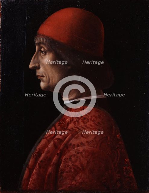 Portrait of Giovanni Francesco Brivio. Artist: Foppa, Vincenzo (active 1456-1516)
