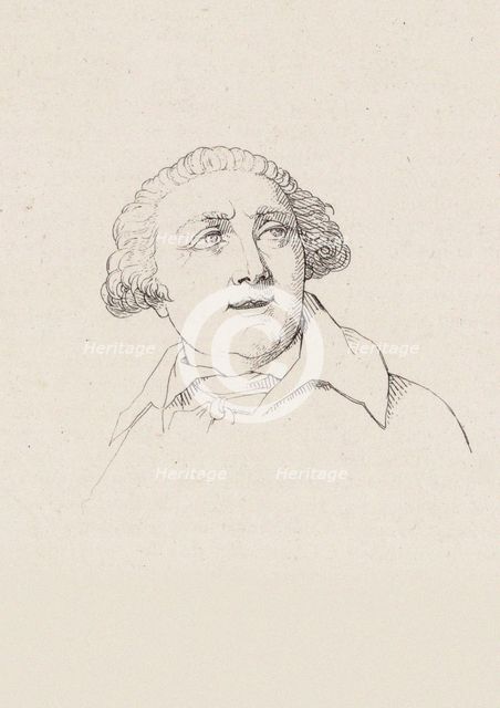 Portrait of Giovanni Paisiello (1740-1816). Creator: Frémy, Jacques (1782-1867).