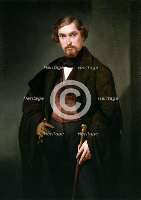 Portrait of Giovanni Presti, 1843. Creator: Coghetti, Francesco (1801-1875).