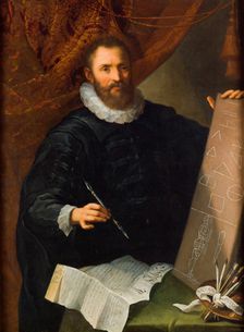 Portrait of Girolamo Muziano , 1695. Creator: Ghezzi, Giuseppe (1634-1721)