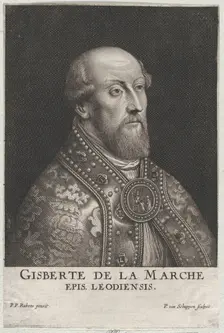Portrait of Gisbert de la Marche, Bishop of Liège, ca. 1645-55. Creator: Pierre Louis van Schuppen