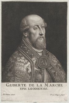 Portrait of Gisbert de la Marche, Bishop of Liège, ca. 1645-55. Creator: Pierre Louis van Schuppen