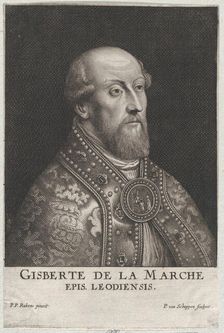 Portrait of Gisbert de la Marche, Bishop of Liège, ca. 1645-55. Creator: Pierre Louis van Schuppen