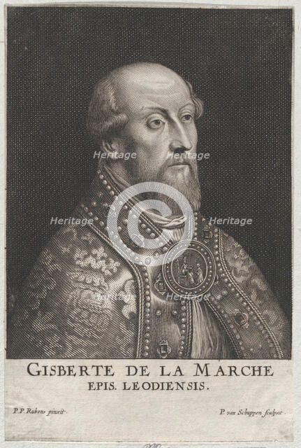 Portrait of Gisbert de la Marche, Bishop of Liège, ca. 1645-55. Creator: Pierre Louis van Schuppen.