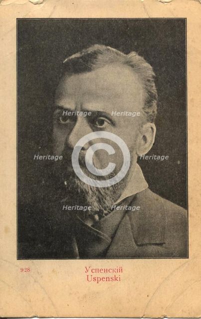 Portrait of Gleb Uspensky (1843-1902), c. 1910.