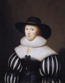 Portrait of Grace Bradbourne, Wife of Thomas Holte, 1627-1700. Creator: Cornelis Janssens van Ceulen