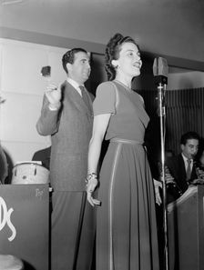 Portrait of Gracie Barry and Dick Stabile, New York, N.Y., 1946. Creator: William Paul Gottlieb