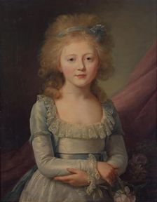 Portrait of grand Duchess Yelena Pavlovna as the Child, 1792. Creator: Jean Louis Voille