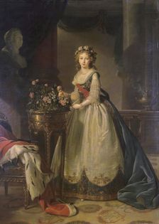 Portrait of Grand Duchess Yelizaveta Alexeyevna, 1795. Creator: Elisabeth Louise Vigee-LeBrun