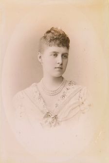 Portrait of Grand Duchess Alexandra Georgievna of Russia (1870-1891), 1889