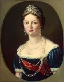 Portrait of Grand Duchess Ekaterina Pavlovna, 1805. Creator: Unknown