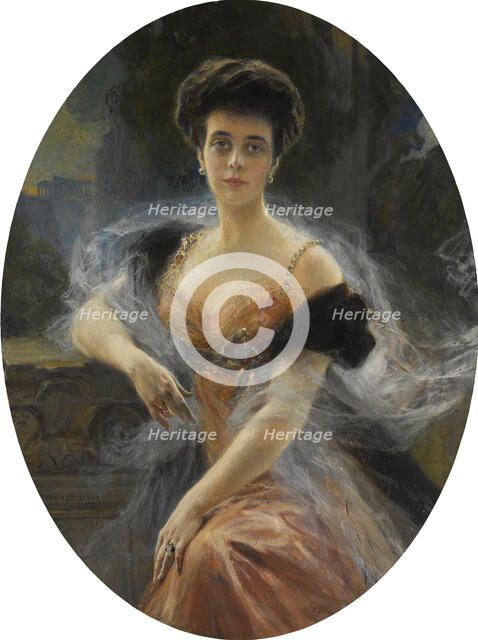 Portrait of Grand Duchess Elena Vladimirovna of Russia (1882-1957), 1905.