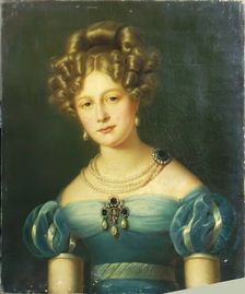 Portrait of Grand Duchess Elena Pavlovna, 1824. Creator: Sophie Chéradame