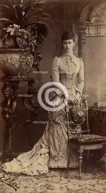 Portrait of Grand Duchess Elizaveta Fyodorovna (1864-1918), Princess Elizabeth of Hesse and by Rhine