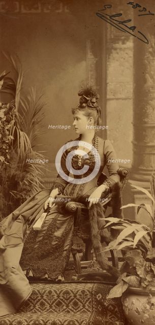 Portrait of Grand Duchess Elizaveta Fyodorovna (1864-1918), Princess Elizabeth of Hesse and by Rhine