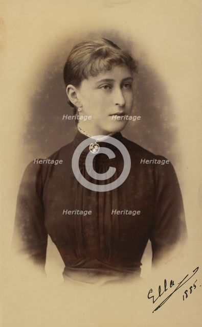 Portrait of Grand Duchess Elizaveta Fyodorovna (1864-1918), Princess Elizabeth of Hesse and by Rhine