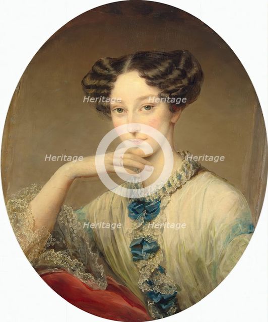 Portrait of Grand Duchess Maria Alexandrovna, 1850. Creator: Christina Robertson.